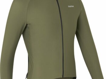 Thermisch ThermaPace-fietsshirt met lange mouwen - Olive Green - L