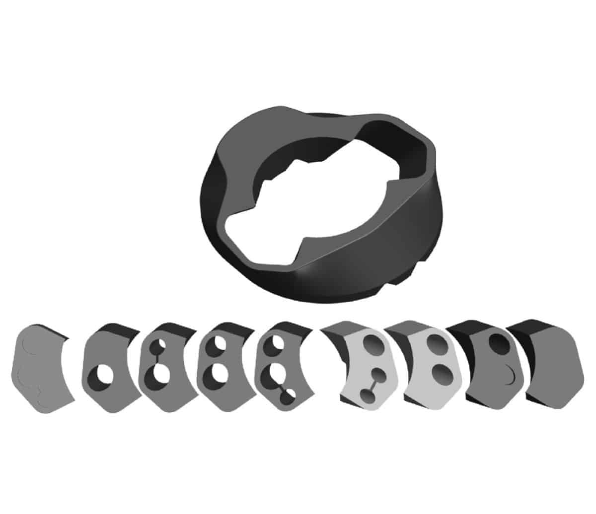 ORBEA UNIVERSAL COLLECTOR SIC NO-SPB HS02-06 +GROMMETS UNIQUE UNIQUE 2023