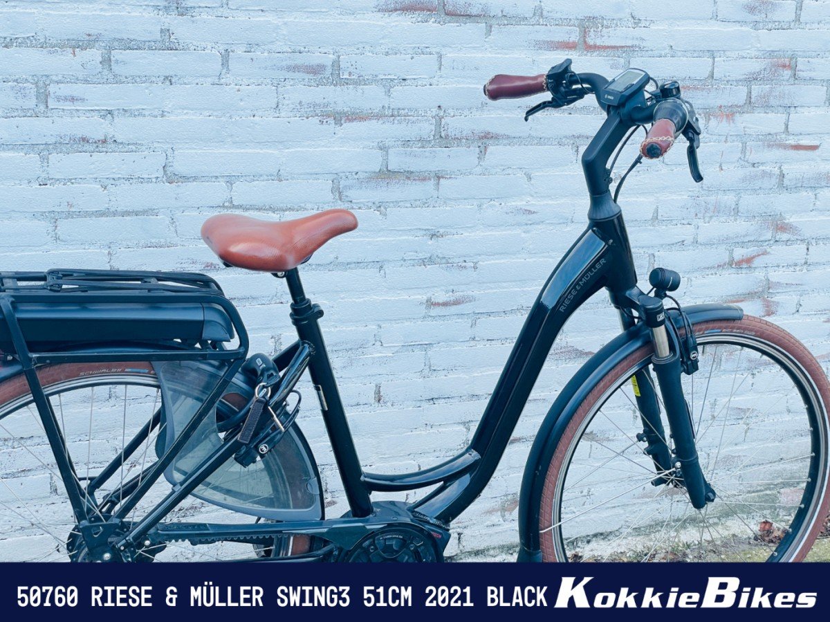 Riese & Müller Swing3 urban 500Wh, Nexus,8-speed, Belt Intuvia Dames Black 51cm 2021 - Afbeelding 5
