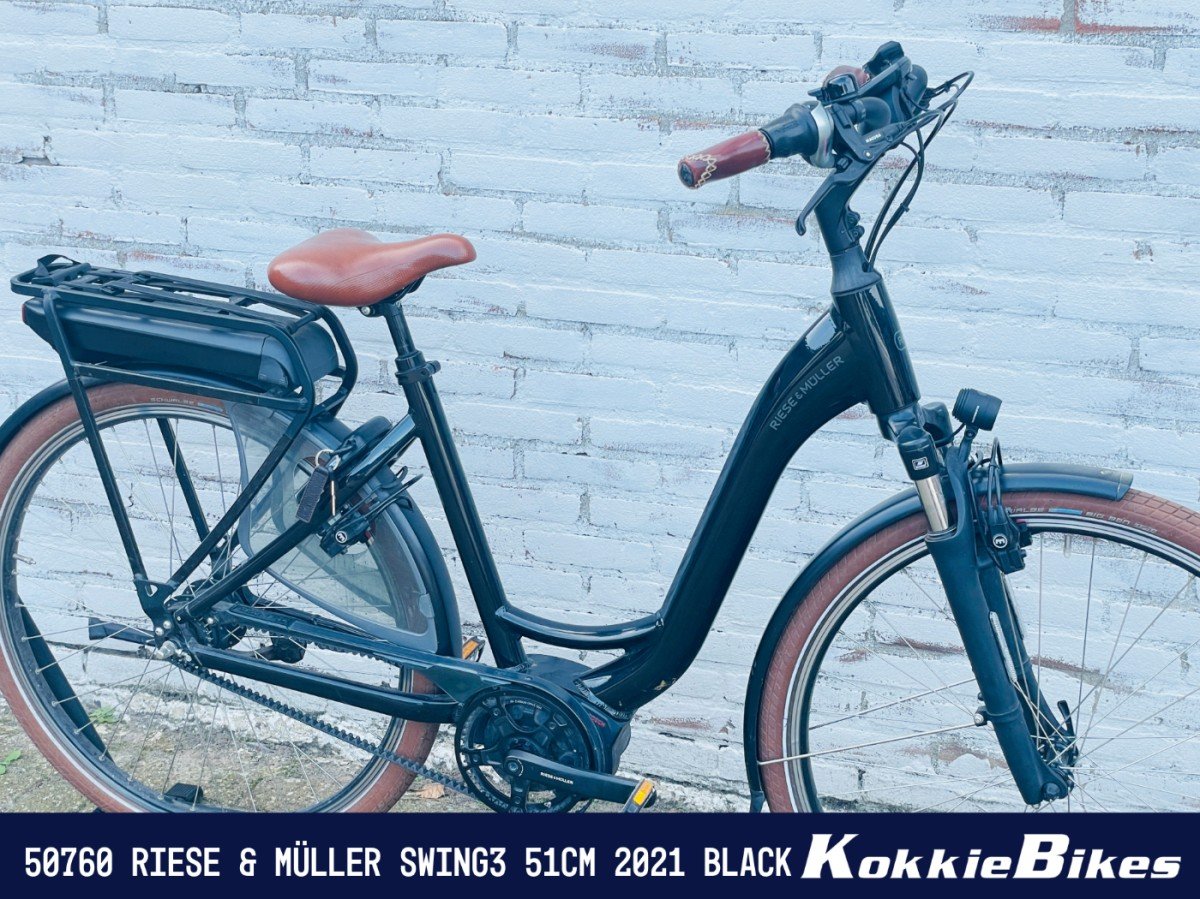 Riese & Müller Swing3 urban 500Wh, Nexus,8-speed, Belt Intuvia Dames Black 51cm 2021 - Afbeelding 4