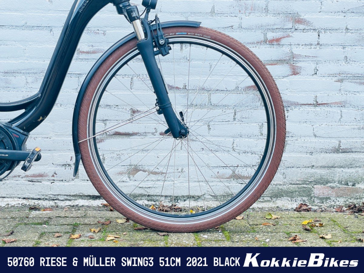 Riese & Müller Swing3 urban 500Wh, Nexus,8-speed, Belt Intuvia Dames Black 51cm 2021 - Afbeelding 3