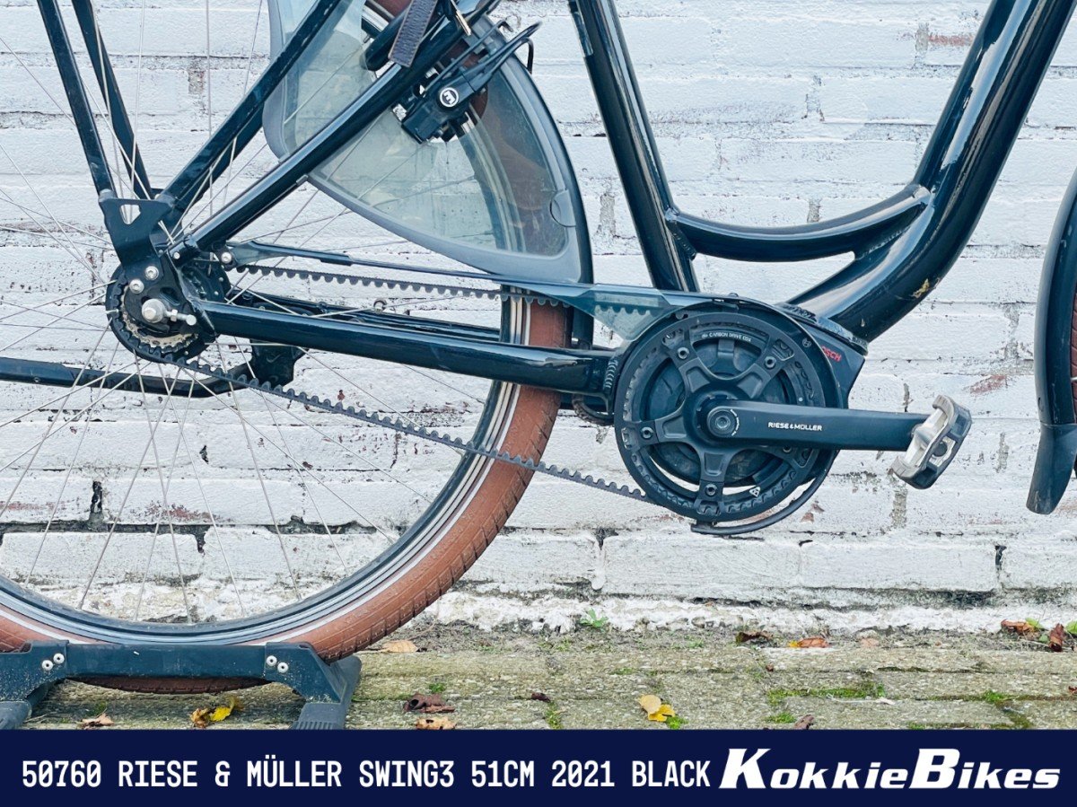 Riese & Müller Swing3 urban 500Wh, Nexus,8-speed, Belt Intuvia Dames Black 51cm 2021 - Afbeelding 2