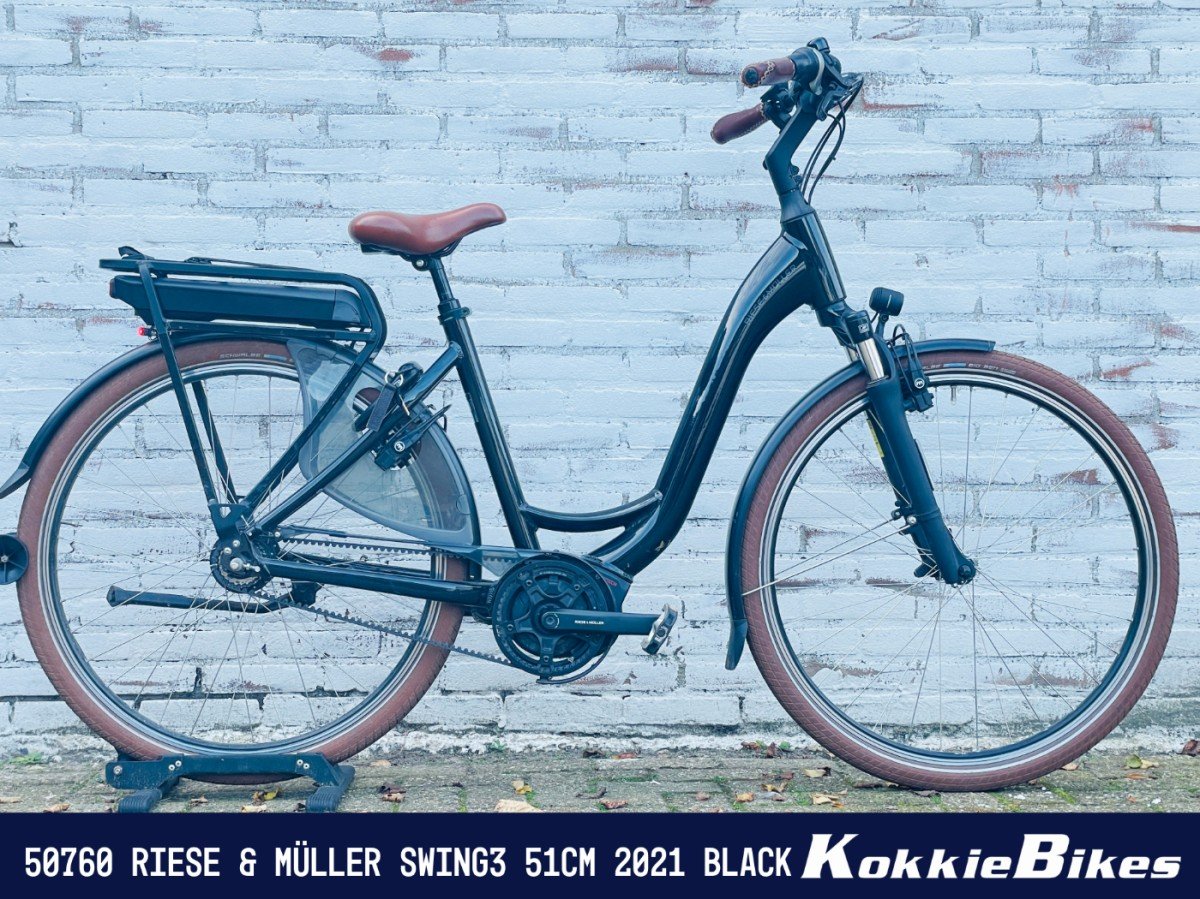 Riese & Müller Swing3 urban 500Wh, Nexus,8-speed, Belt Intuvia Dames Black 51cm 2021