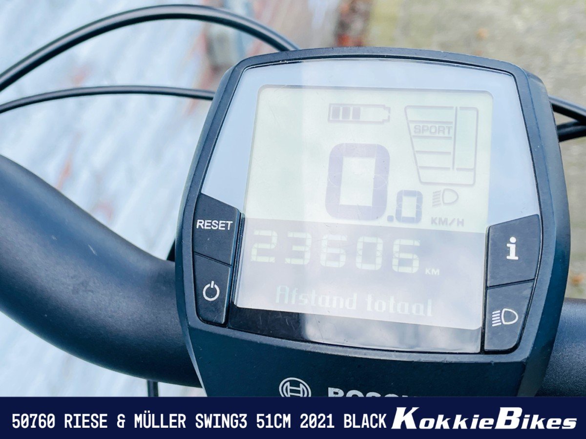 Riese & Müller Swing3 urban 500Wh, Nexus,8-speed, Belt Intuvia Dames Black 51cm 2021 - Afbeelding 6