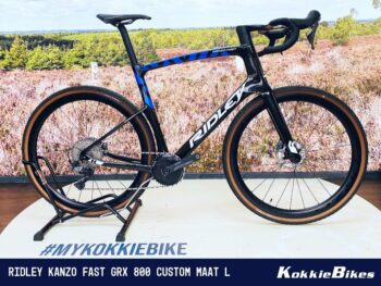 Ridley Kanzo Fast GRX 800 Custom Zwart/electric Blue L 2022