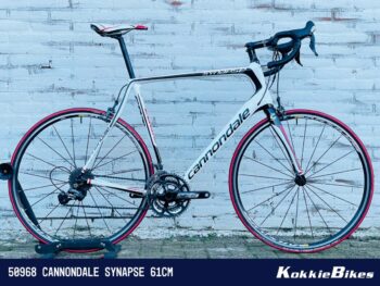 Cannondale Synapse Heren Wit/Zwart/Rood 61cm