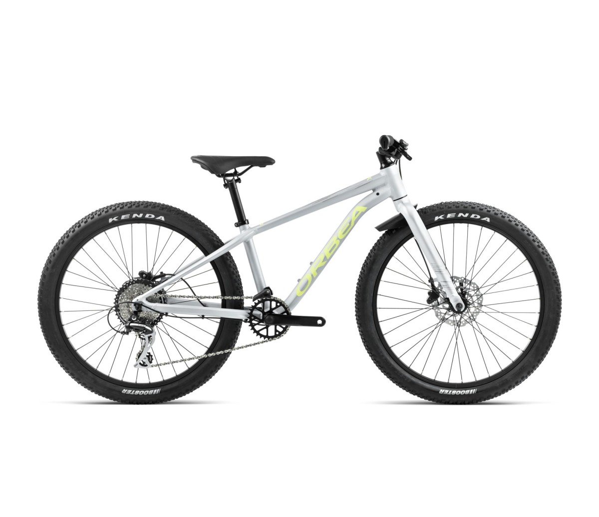 ORBEA MX 24 TEAM DISC Jongens Halo Silver - Spicy Lime (Matt U U 2026
