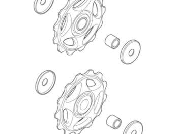 Derailleurwieltjes Shimano RD-M410