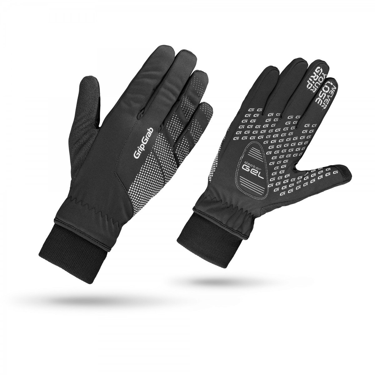 1055 Ride Windproof Winter Glove, Black, S(8) - Afbeelding 2