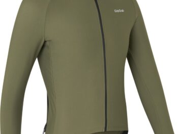 Thermisch ThermaPace-fietsshirt met lange mouwen - Olive Green - L