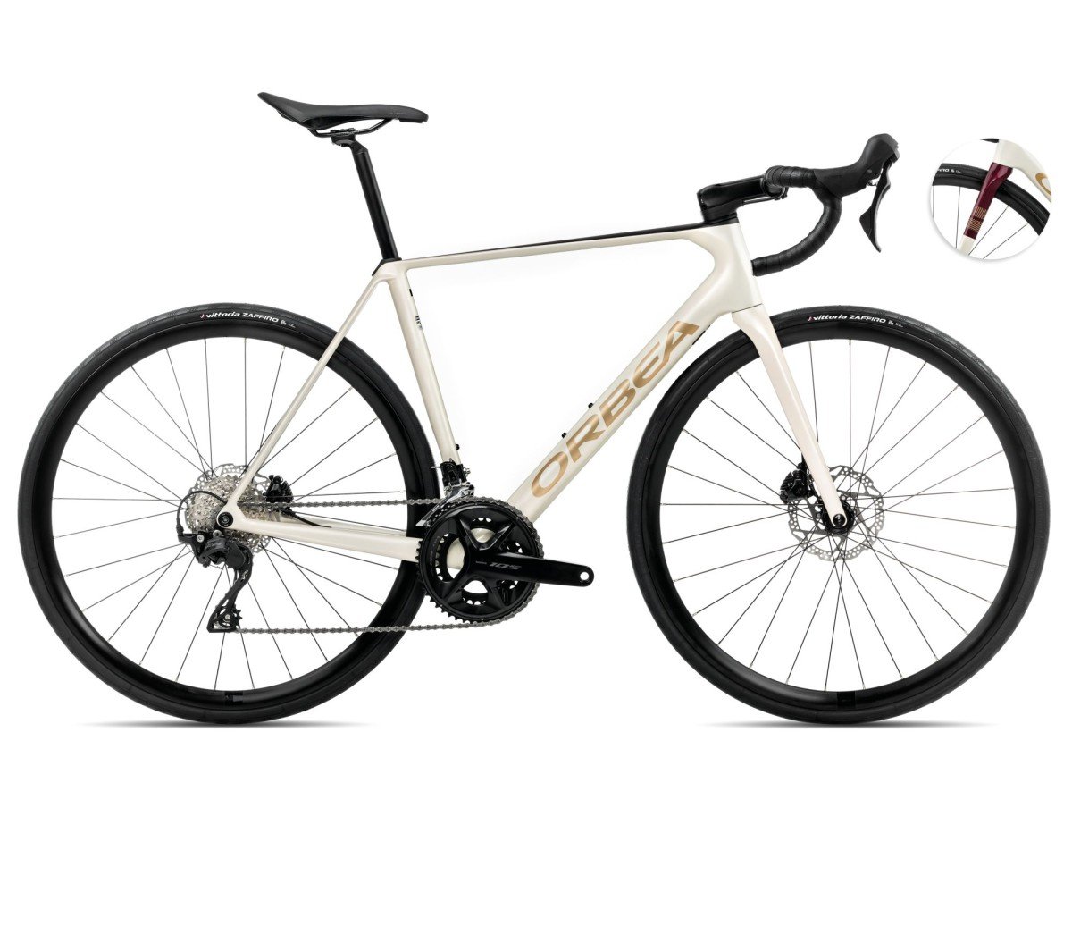ORBEA ORCA M30 Ivory White-Burgundy (Gloss)-Vulcano (Matt) 51cm 2025 - Afbeelding 2