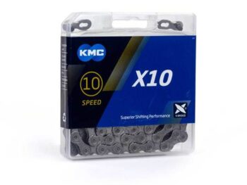 Kmc ketting 10-speed x10 114 links grijs