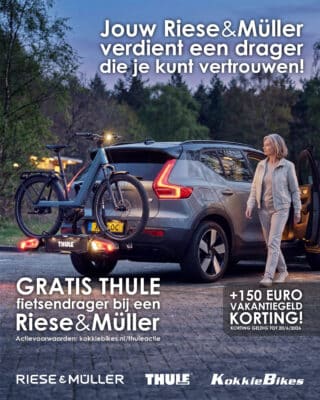 Gratis Thule fietsendrager bij en Riese & Müller