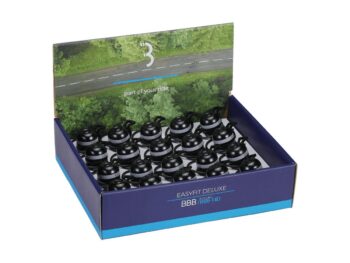 BBB-14D Fietsbel EasyFit Zwart/grijs