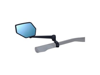 BBM-02 Fietsspiegel E-view Clamp Mount Links 22.2mm Zwart