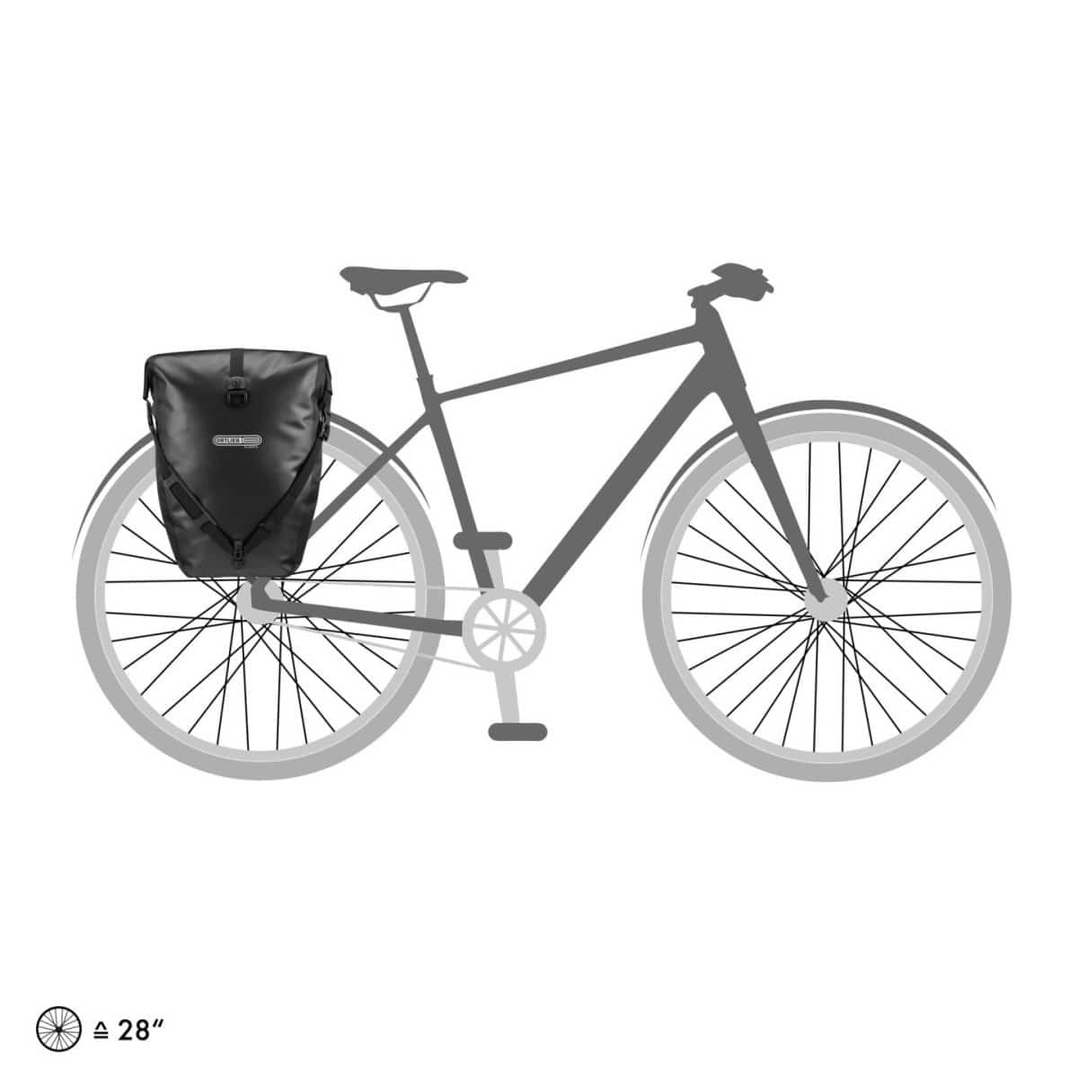 Tas achter back roller classic f5301 black ql2.1 (