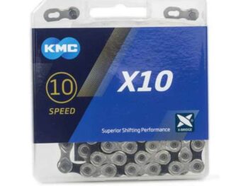 Kmc ketting 10-speed x10 114 links zilver/zwart