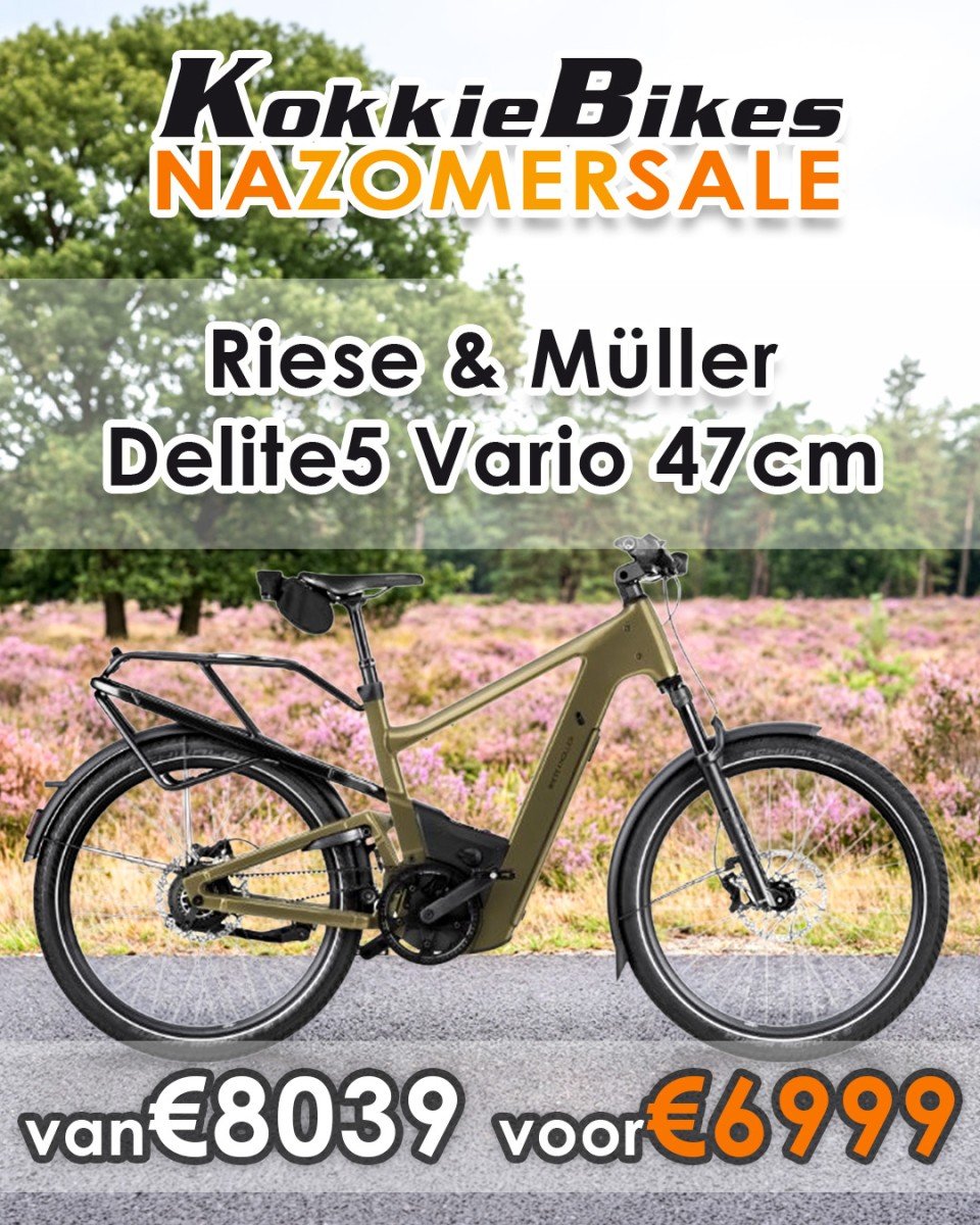 Riese & Müller Delite5 vario ACTIE Amber 47cm 2025