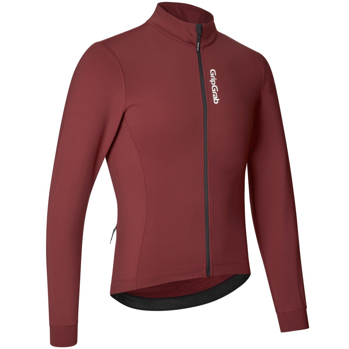 Thermisch RIDE-fietsshirt met lange mouwen - Dark Red - M