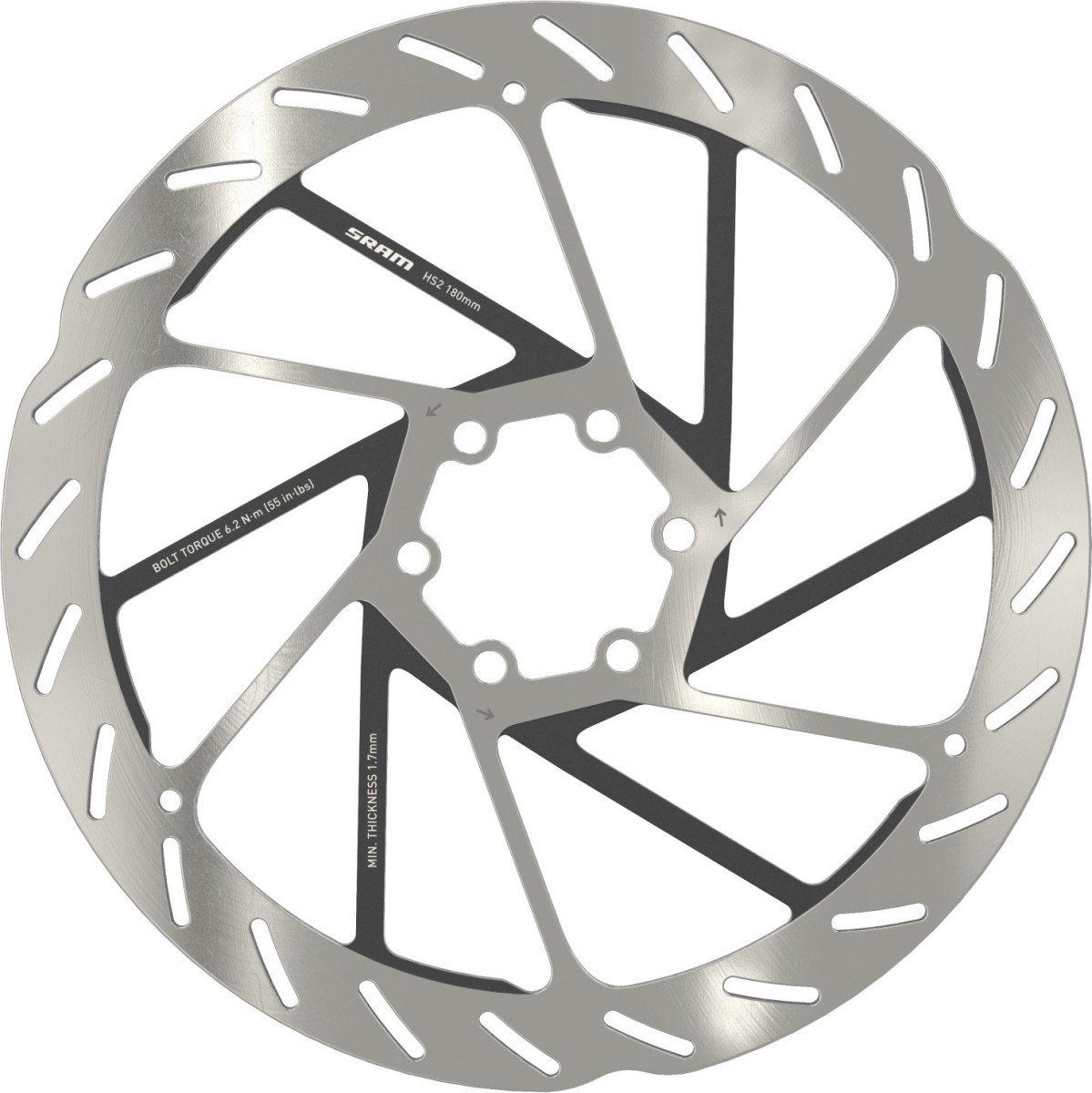 Sram remschijf hs2 160mm centerlock