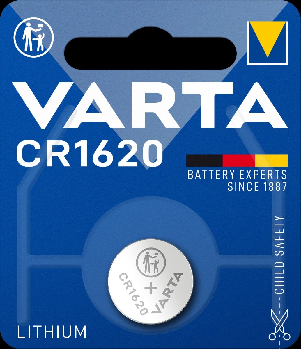 Batterij Varta Carpoint knoopcel CR 1620 - Afbeelding 3