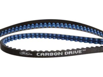 Gates CDX belt Carbon Drive 115 tands zwart/blauw