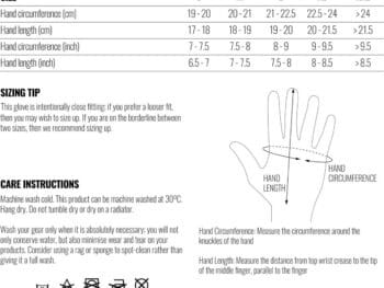 1059 Raptor Windproof Raceday Glove, Black, M(9)
