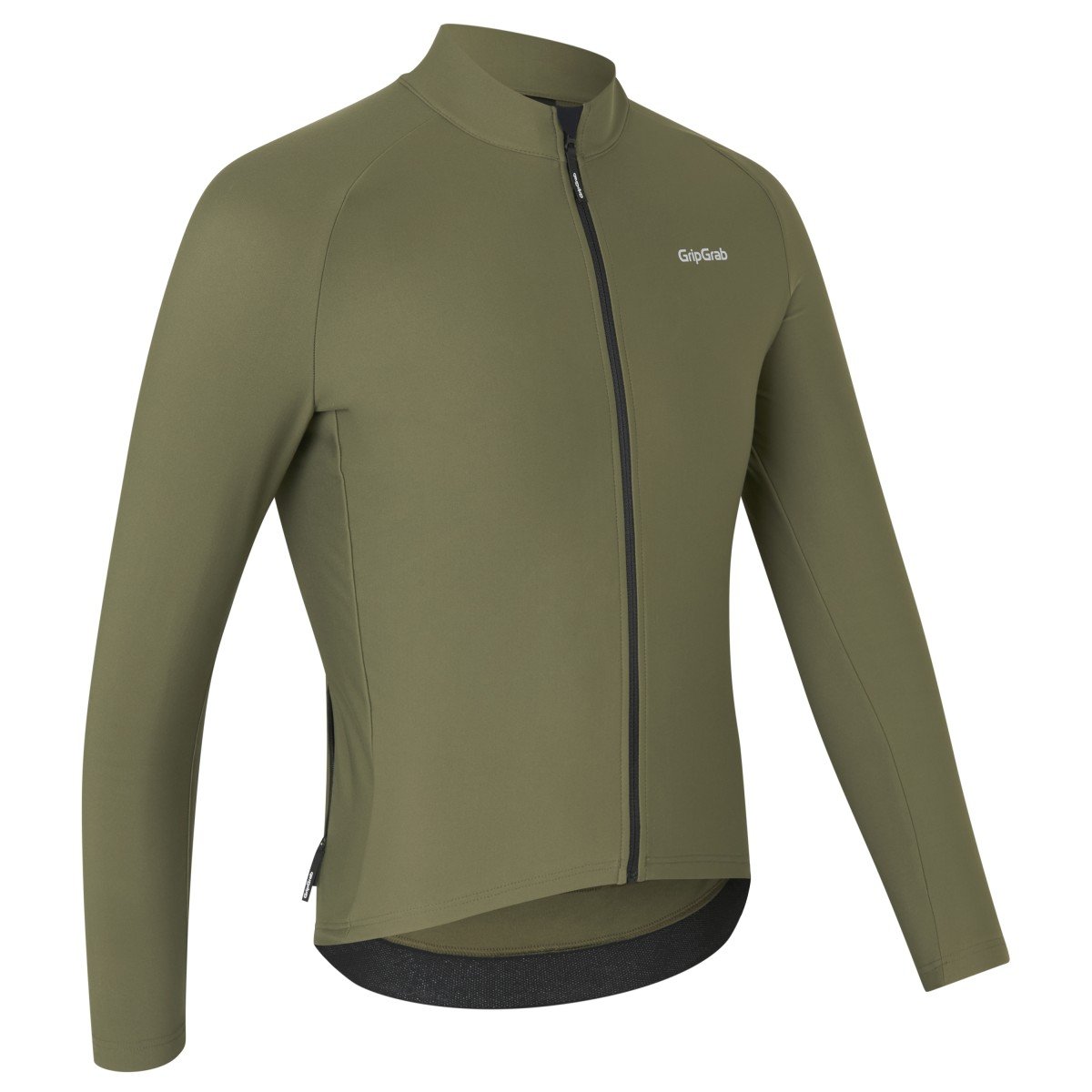 Thermisch ThermaPace-fietsshirt met lange mouwen - Olive Green - XXL - Afbeelding 3
