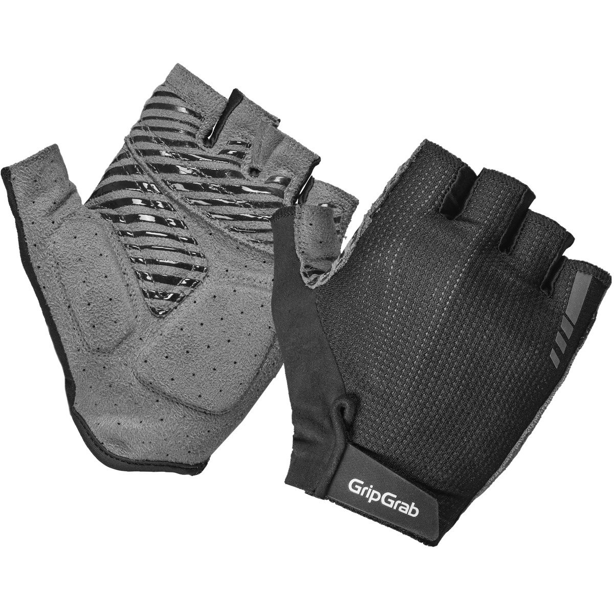 Expert RC Max korte-vinger zomer fietshandschoenen met padding - Black maat XS