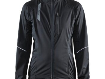 STRIDE RAIN JKT W BLACK S