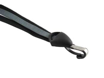 Cordo binder trio haak rvs zwart-zilver-zwart