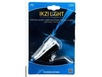 Koplamp Ikzi led+kroonbevestiging aan/uit+ batterij model sjiek 1434800
