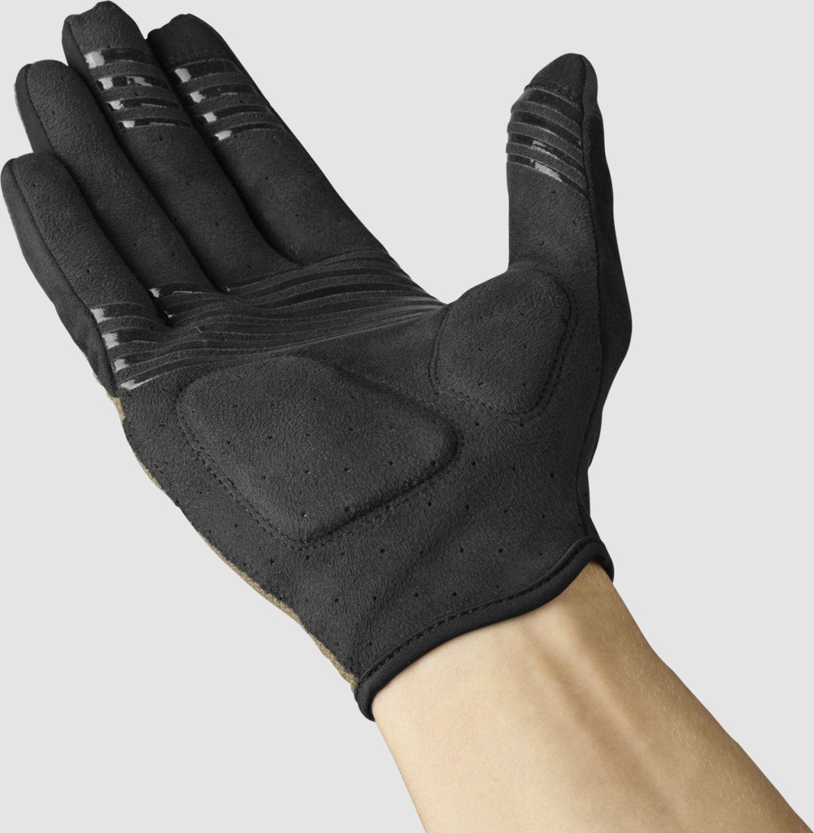 EXPLR Padded Lange Vinger Zomer Handschoenen - Black - L/10 - Afbeelding 2