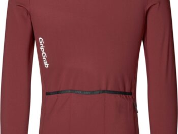 Thermisch RIDE-fietsshirt met lange mouwen - Dark Red - L