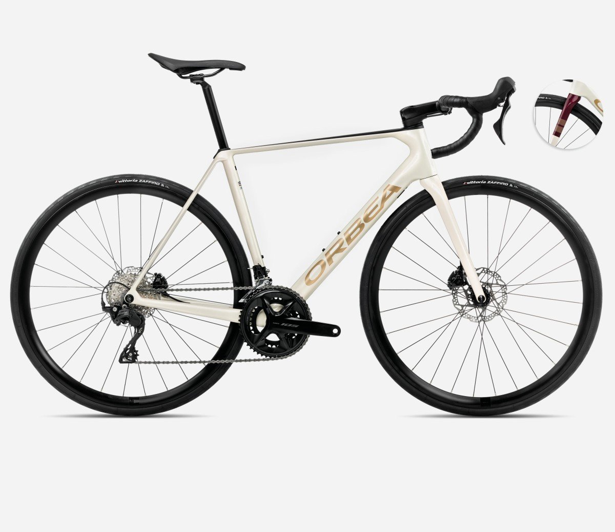 ORBEA ORCA M30 ACTIE Ivory White-Burgundy (Gloss)-Vulcano (Matt) 55cm 2025 - Afbeelding 4